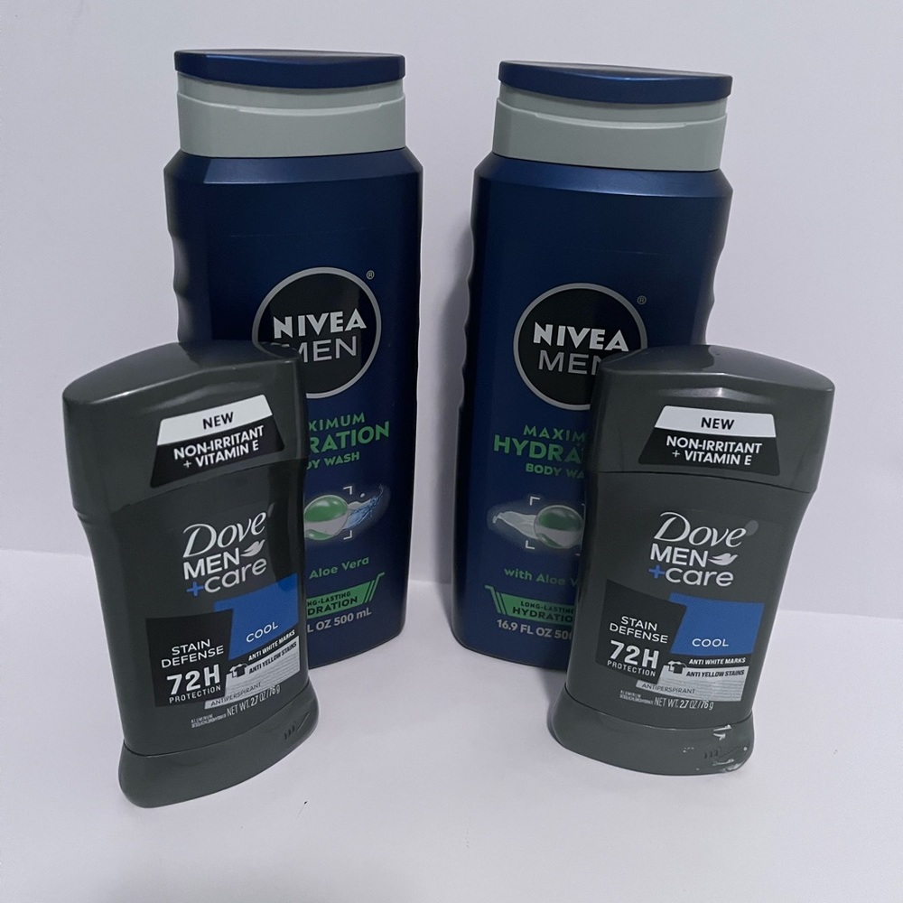 Men’s Nivea Body Wash & Dove Deodorant